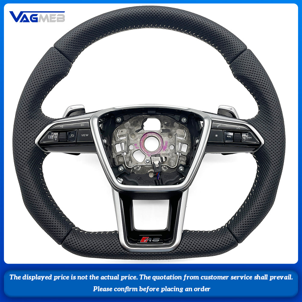 For Audi S/RS/Sline LOGO A6C8 Steering Wheel