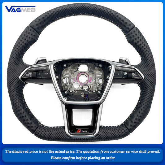 For Audi S/RS/Sline LOGO A6C8 Steering Wheel