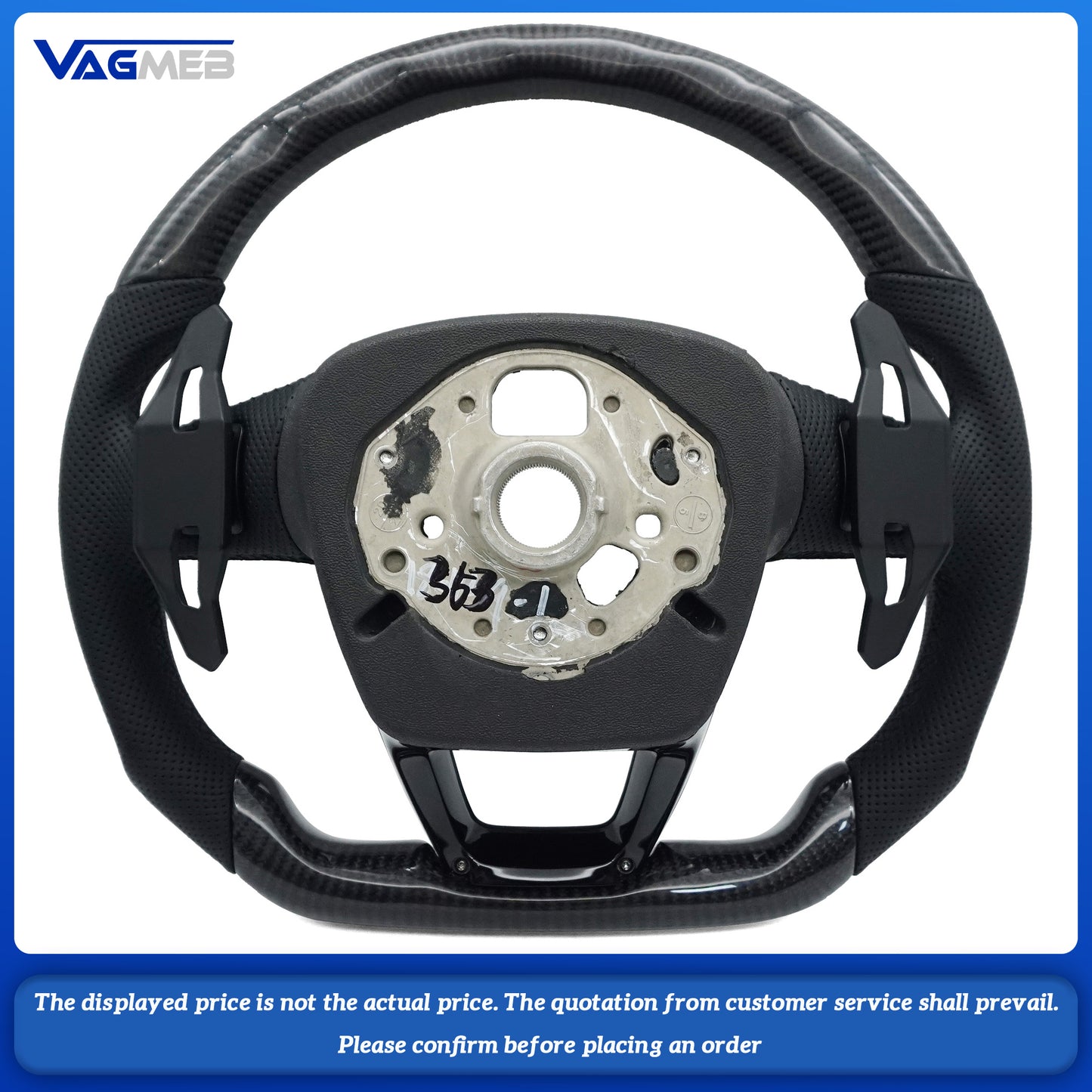 For Audi S/RS/Sline Q3 Q5 Q7 Q8 Steering Wheel