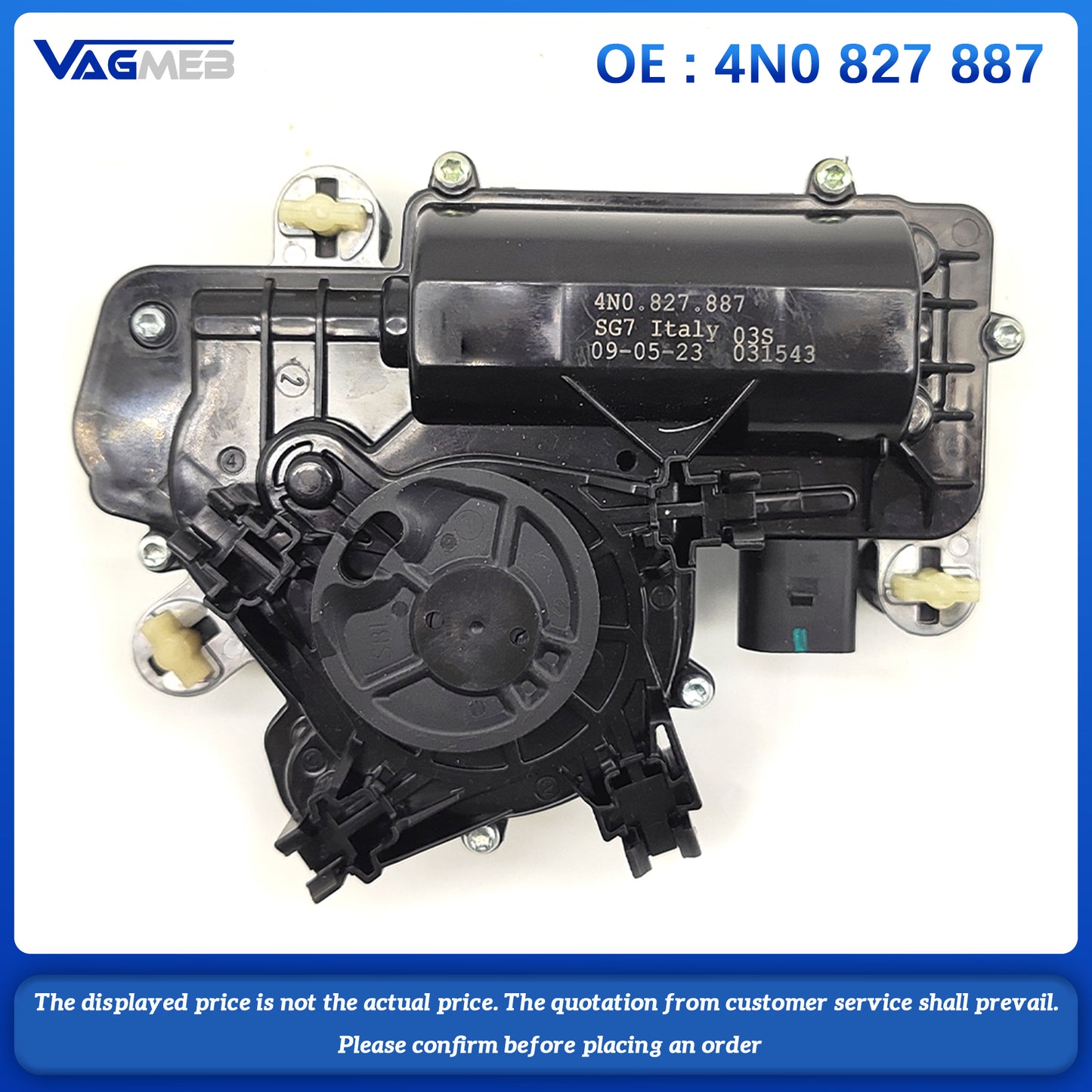 Rear trunk lid Power Tailgate closing motor module For Audi A6 S6 A7L A8 4N0 827 887