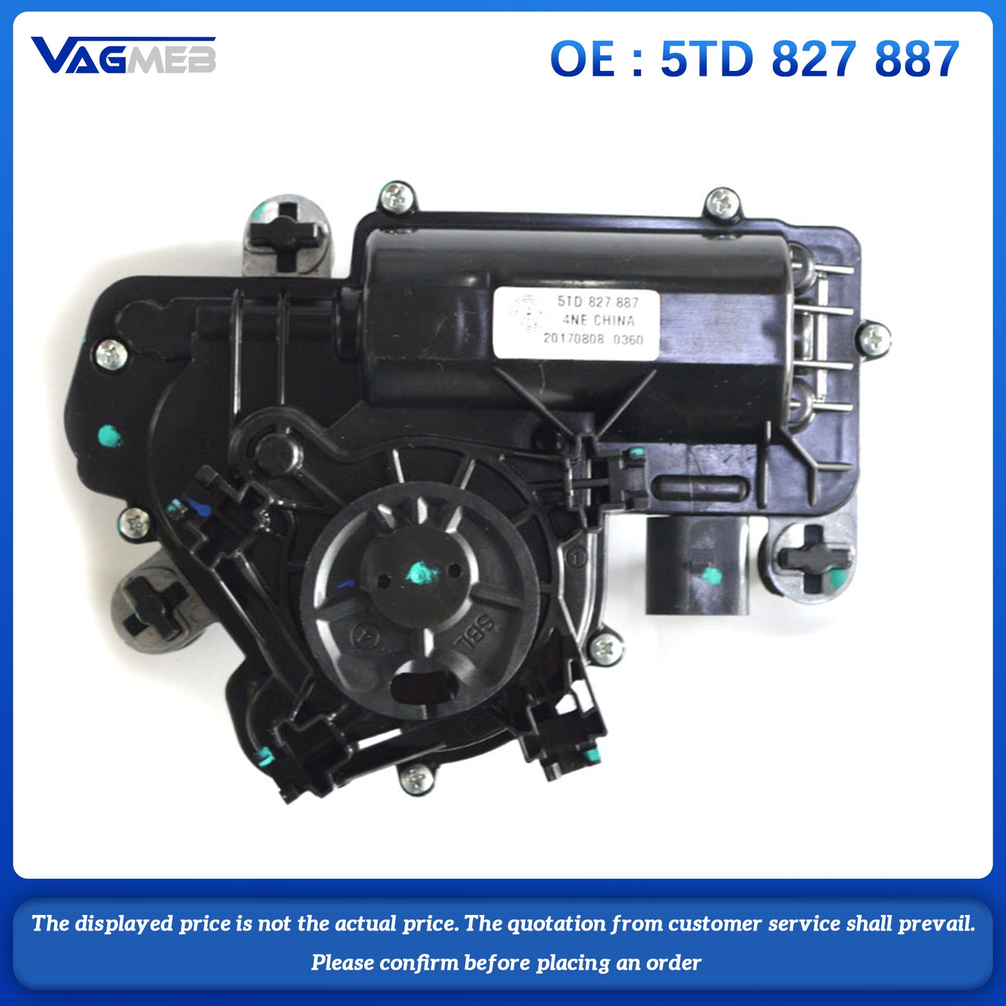 Rear trunk lid Power Tailgate closing motor module For Audi Q2L Q3 RSQ3 Skoda Kodiaq 5TD 827 887