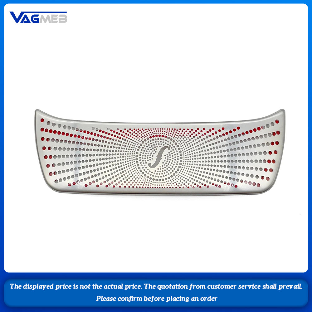 For Mercedes Benz ECGLC Class W213 W205 X253 Car Audio Speaker Cover Trim Door Loudspeaker Cover Trim Matte silver decorative