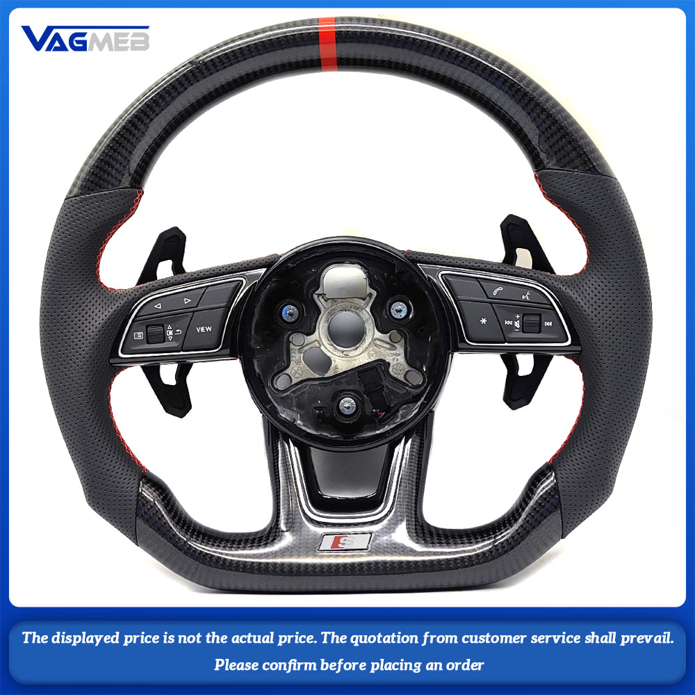 For Audi S/RS/Sline logo A4B9 steering wheel