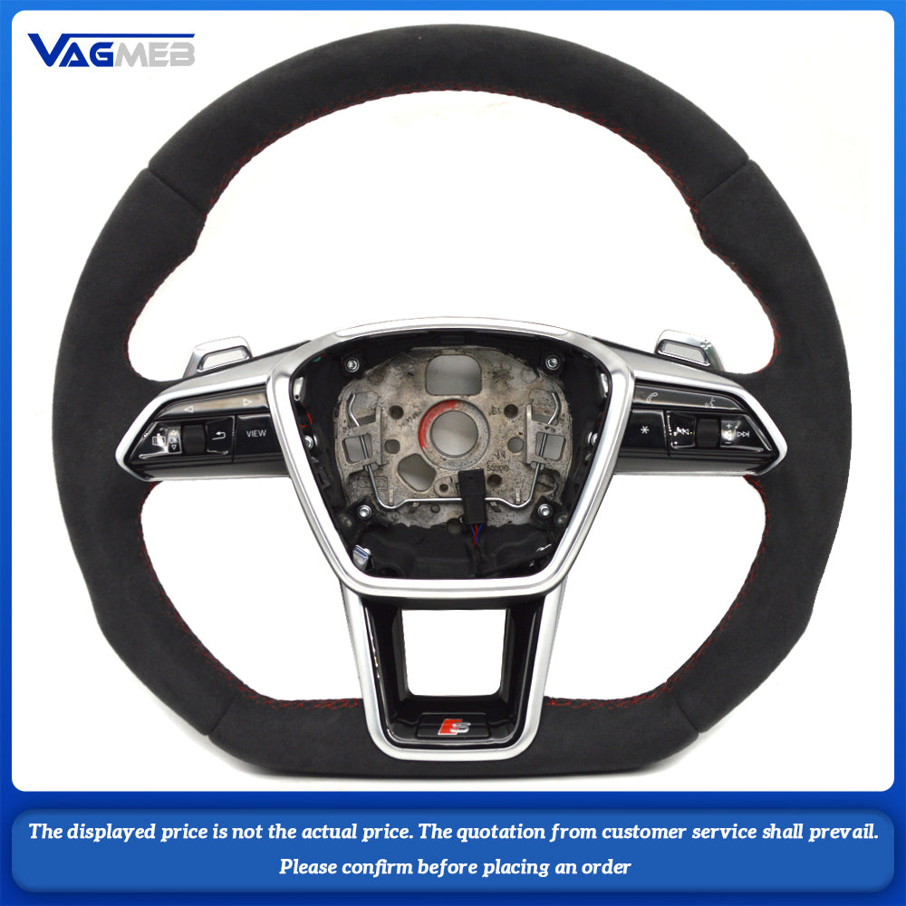 For Audi S/RS/Sline LOGO A6C8 Steering Wheel