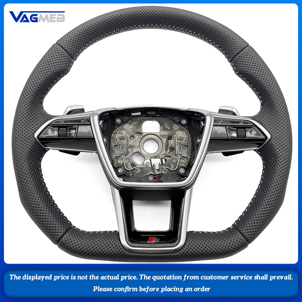 For Audi S/RS/Sline LOGO A6C8 Steering Wheel