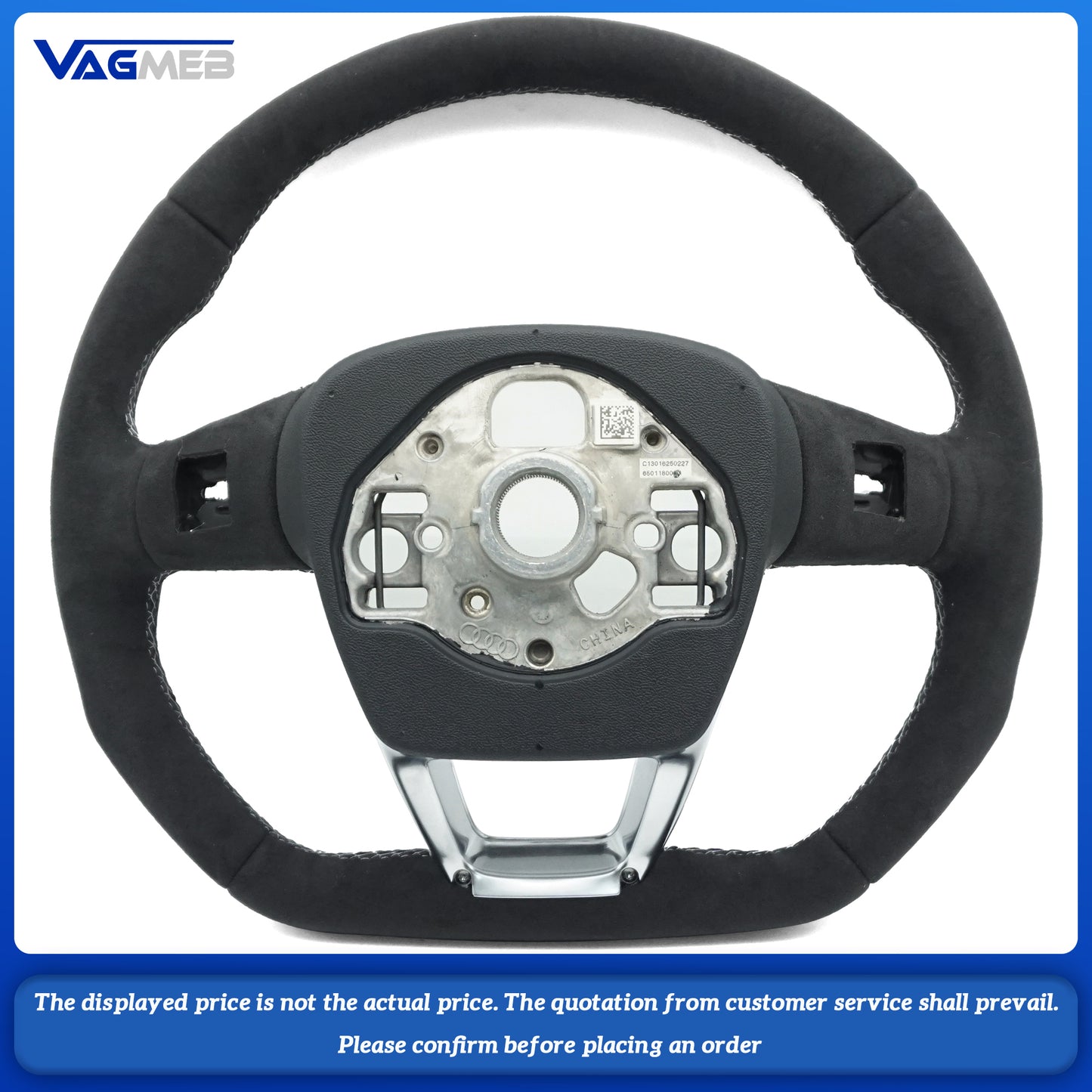 For Audi S RS Sline logo s3 Q3 Q5 Q7 Q8 RSQ3 RSQ5 RSQ7 RSQ8 steering wheel