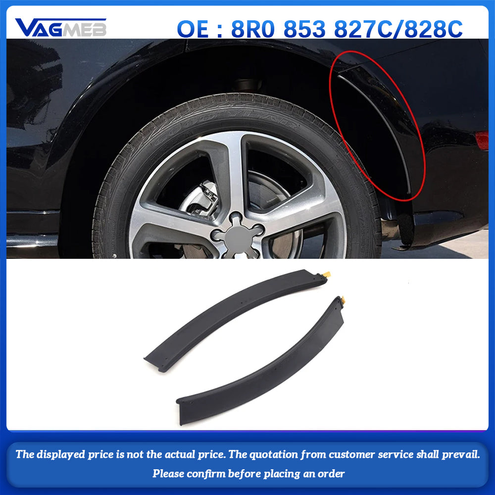 For Audi Q5 Rear Bumper Wheel Eyebrow Decorative Guard 8R0 853 827C828C