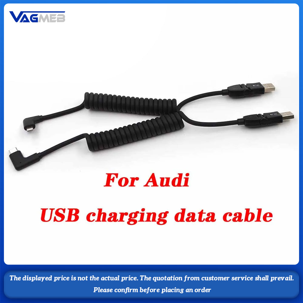 For Audi On board USB charging data cable 8S0 051 435 P 8S0051435P auto parts Plug and play