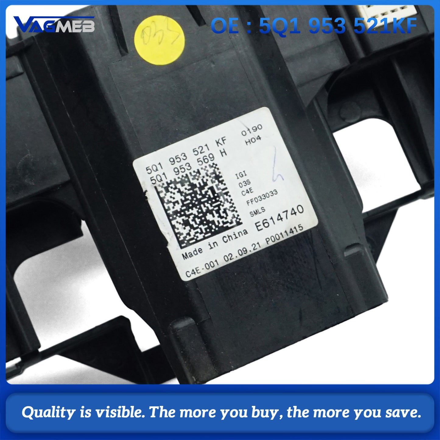 Steering Column Switch Clockspring 5Q1953521KF For VW Golf 7 Passat B8 Tiguan