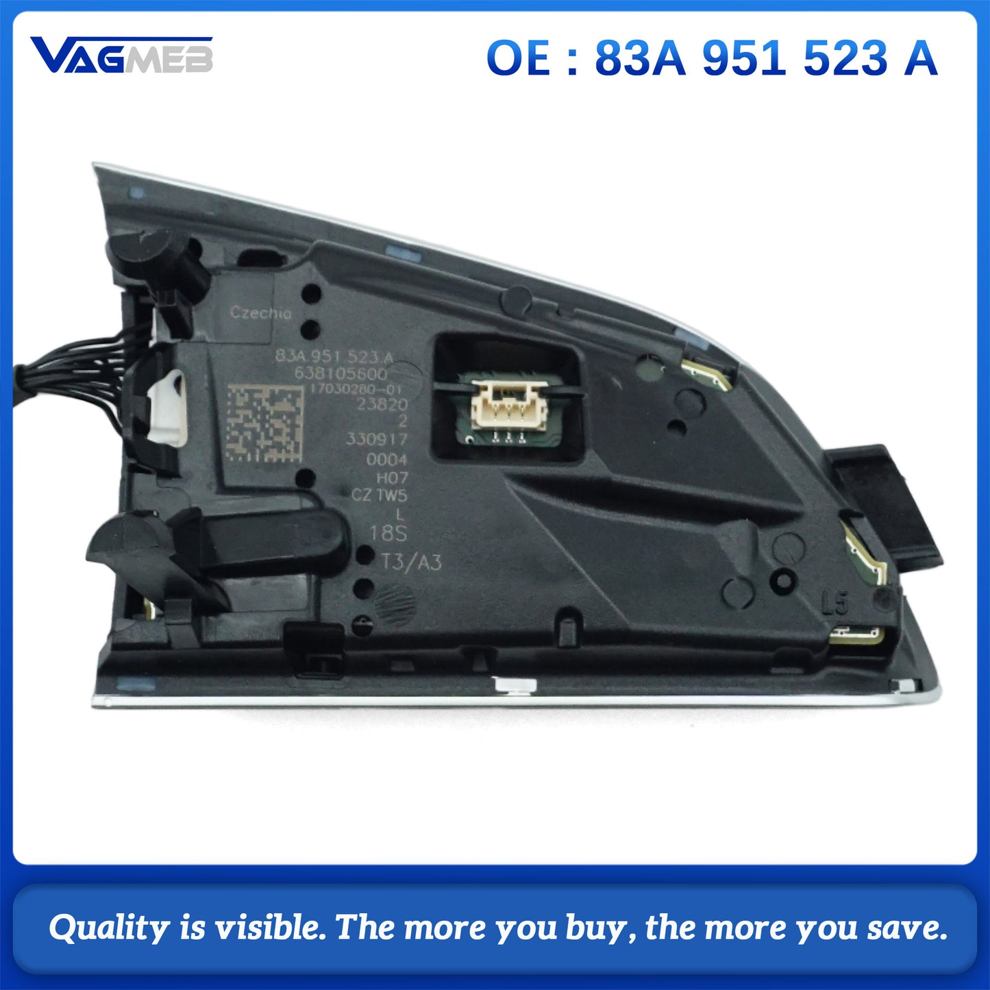 Steering Wheel Buttons, Suitable For Audi Q5L Q5 SQ5 Q7 Q8 Unheated Versions,Car Accessories,83A 951 523 A