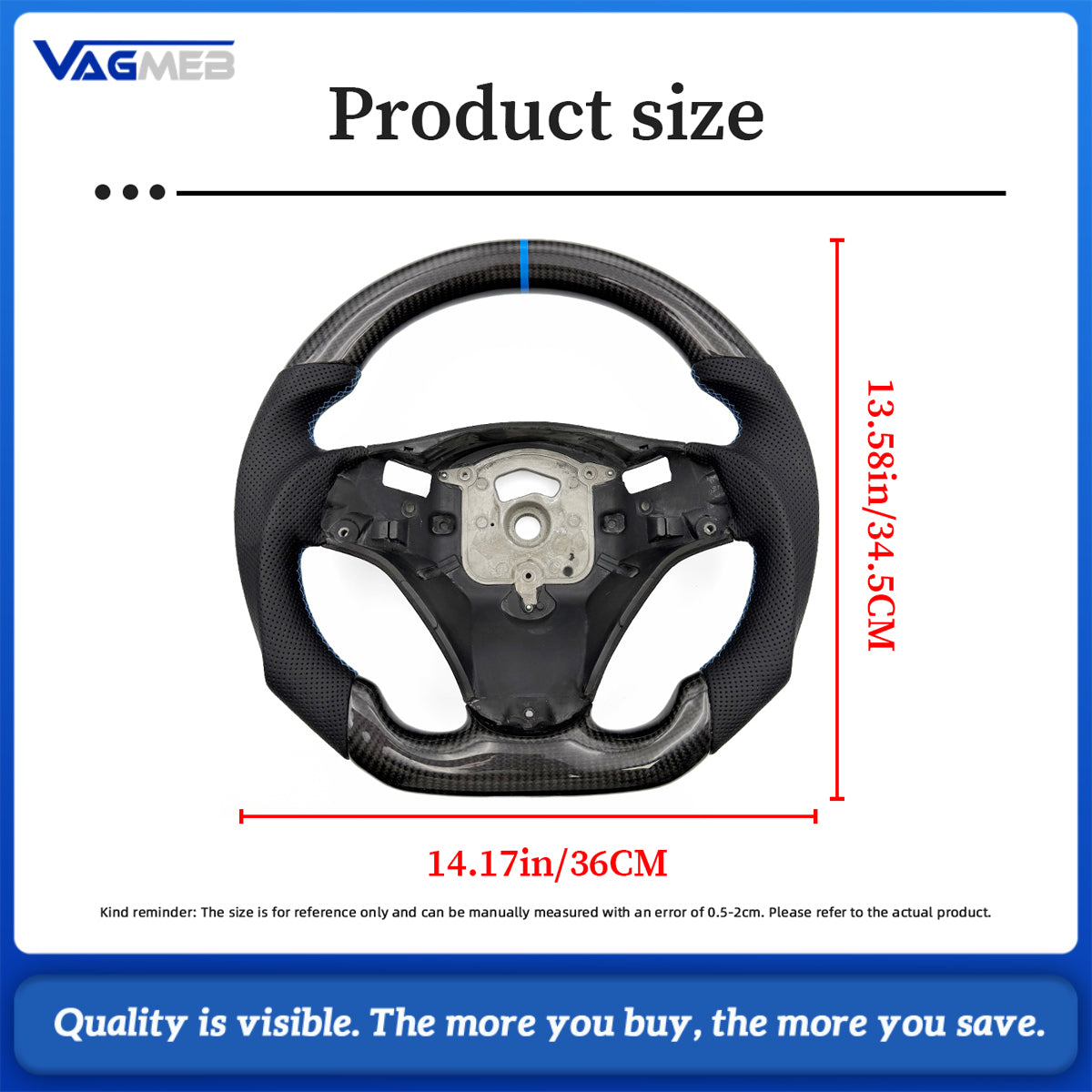 Steering Wheel For Bmw E92 E90 E89 E91 E93 330i 335i 328i M3 Series Steering Wheel Carbon Fiber Accessories 2005-2012