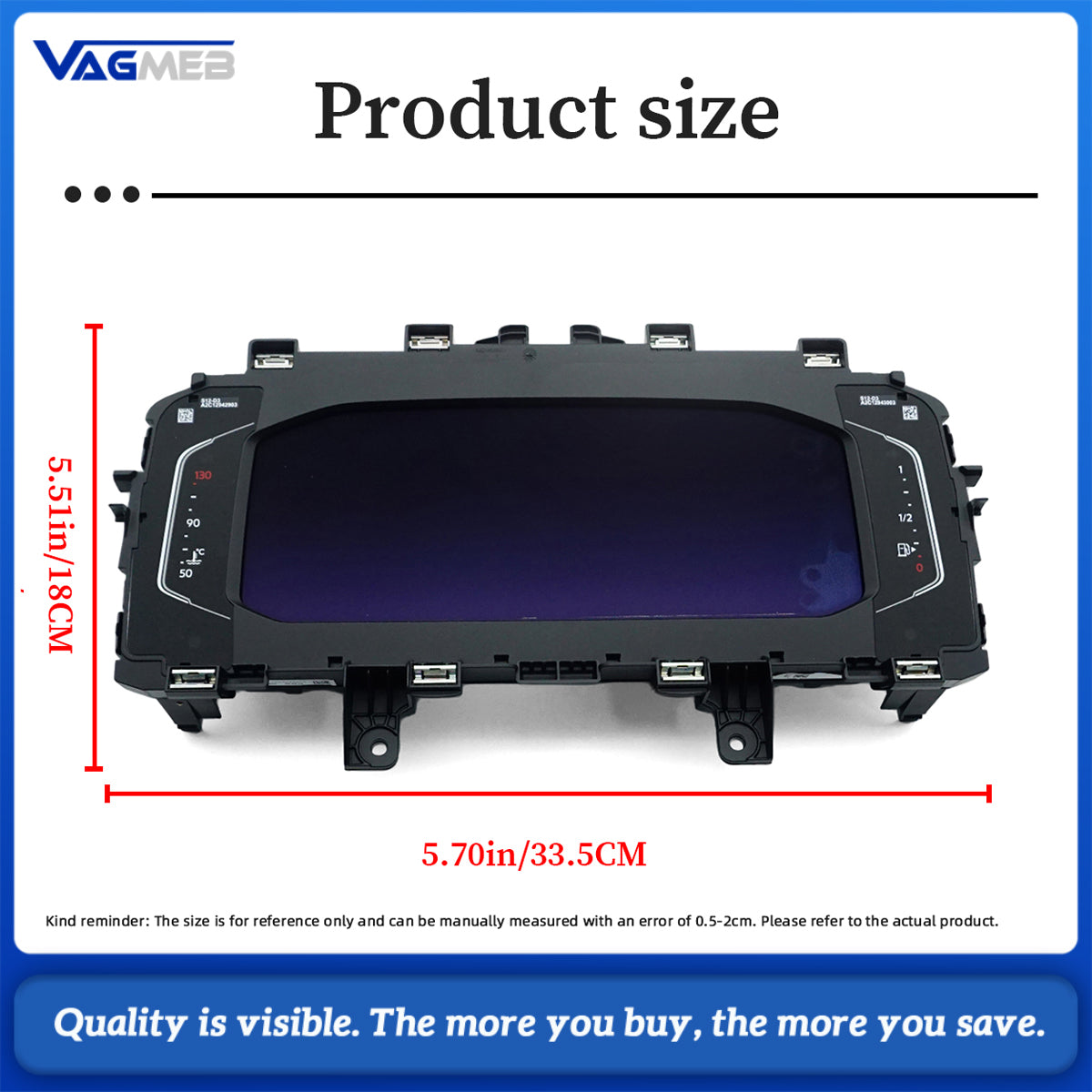 Virtual cockpit For VW Touran