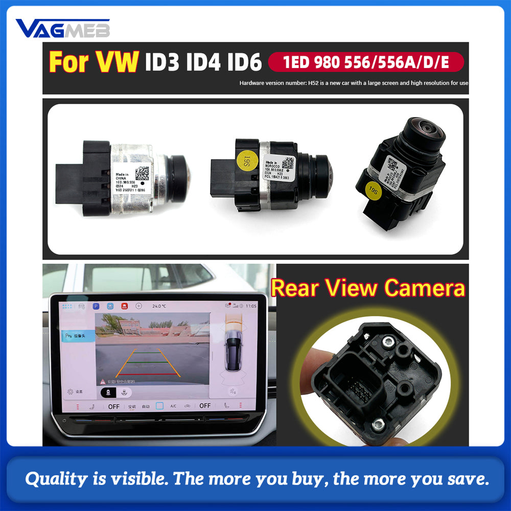 For VW ID4 ID5 ID8 EVO Platform Reverse Camera 1ED 980 556 A/D/E  Rear Camera Control Unit