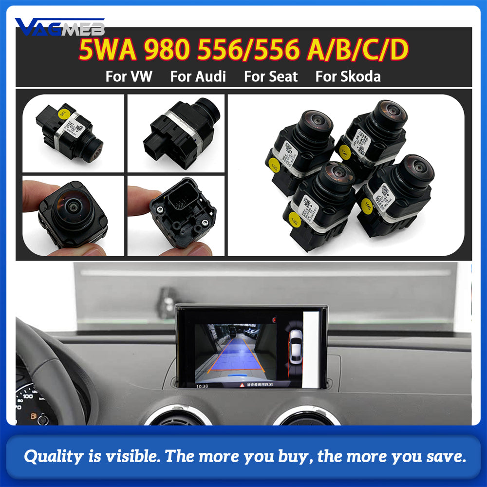 Rear Backup Camera For VW Audi Skoda SEAT MQB Parking Assistance Reverse View Camera OEM Replacement 5WA 980 556 A/B C/D