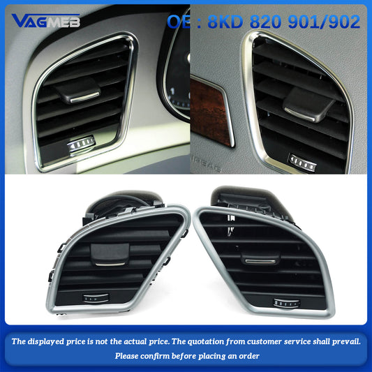 For Audi A4 B8 2009-2016 A5 Air Conditioner Air Outlet Air Conditioning Outlet Vent  8KD 820 901 8KD 820 902