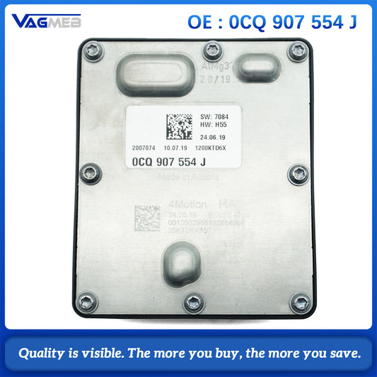 0CQ 907 554 J Rear Differential Haldex Control Module Unit Fit For Golf  Tiguan MK2 T-Roc Audi Q3 TT S3 Skoda Kodiaq Ateca Leon