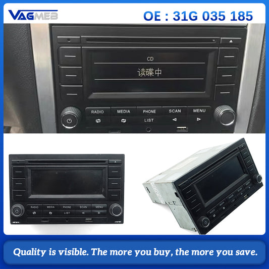 Car Radio CD Player RCN210 CD USB MP3 AUX Bluetooth Player For Golf MK4 Passat B5 Polo 31G 035 185