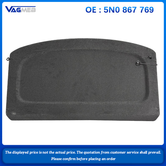 Rear Parcel Shelf Load Cover For VW Tiguan MK2 Black  5N0 867 769