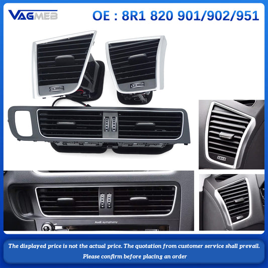 For Audi Q5 Car AC Air Conditioner Outlet Center Air Conditioning Vents  8R1 820 901 8R1 820 902 8R1 820 951