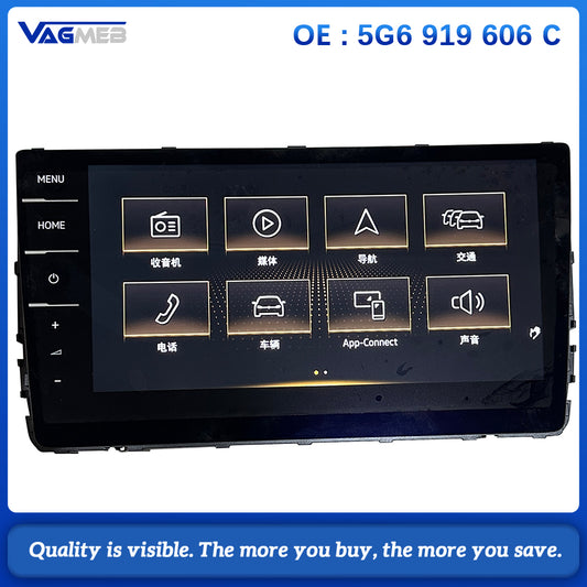 5G6 919 606C 9.2 MIB  Touch Screen Display For VW Golf 7 MK7.5 Passat B8 Tiguan