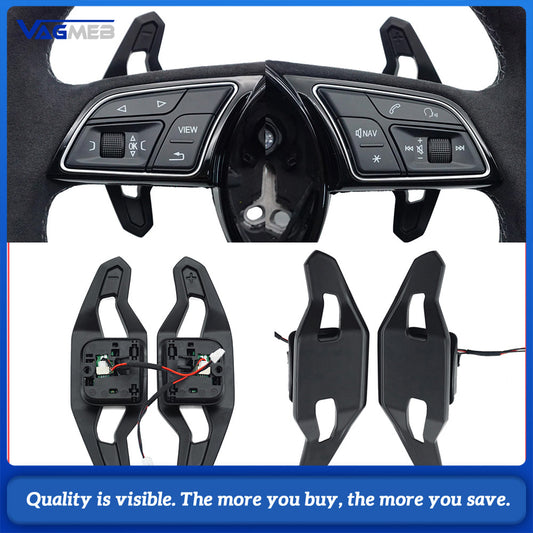 Car Steering Wheel Shift Paddles Assembly Steering Wheel Modification For Audi Q5