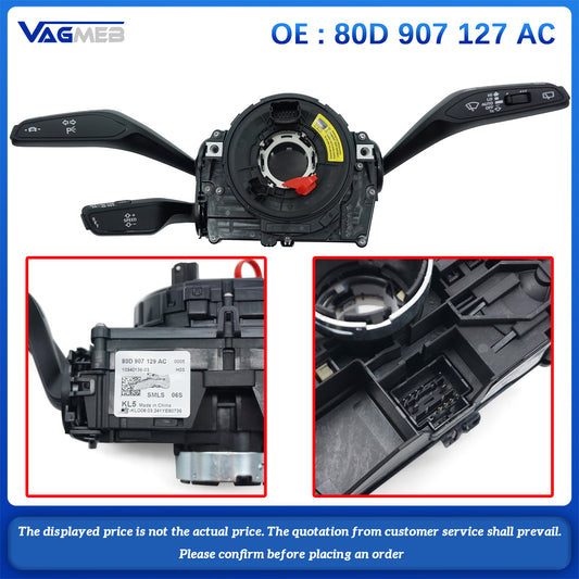 For Audi Q5 FY multi-function hairspring cruise control handle switch 80D 907 127 AC