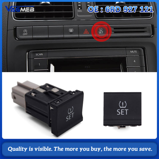 Sales for the 2014-2017 Polo tire pressure monitoring switch SET switch button button original 6RD 927 121