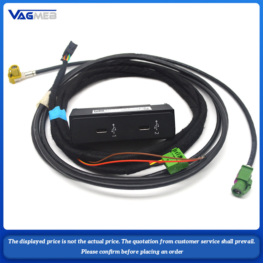New High Quality Car Dual Type-C Switch Harness 83A 035 736 83A035736 83A035736A 83A 035 736 A For Audi Q3