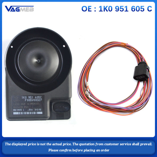 Anti theft horn For PQ Jetta Golf For Passat B6 1K0 951 605C For Audi A4 A5 A6 Q5 Q7 R8 TT Anti theft alarm horn