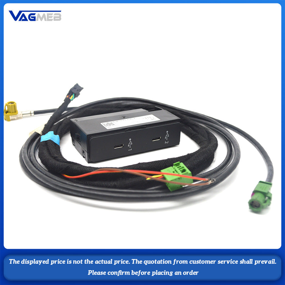 New High Quality Car Dual Type-C Switch Harness 83A 035 736 83A035736 83A035736A 83A 035 736 A For Audi Q3