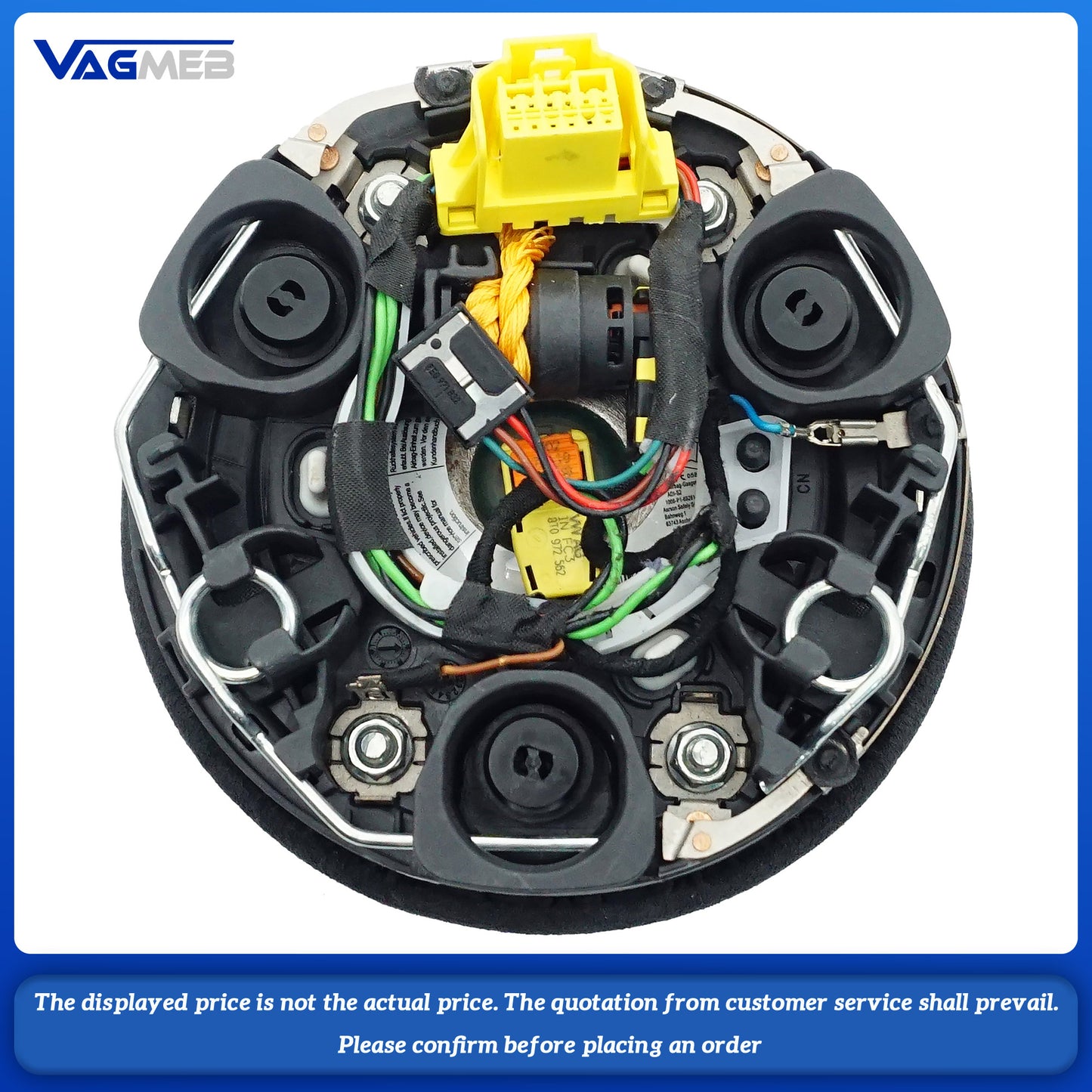 For Audi RS Logo A4B9 Steering Wheel Flat Bottom Steering Wheel Campaign Assembly Accessories