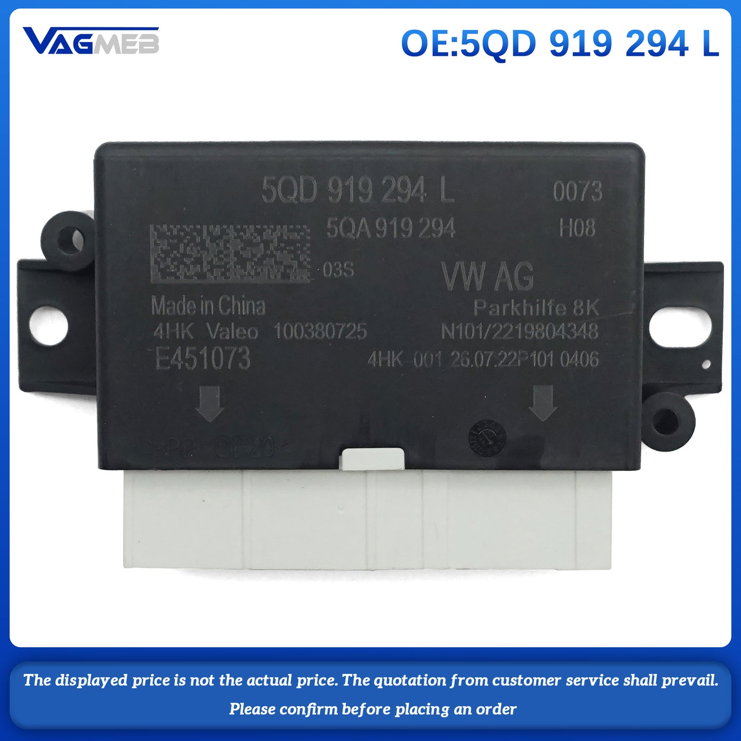 Suitable For Audi A3 8V 2015 0K TO 8K AUTO Parking KIT PDC