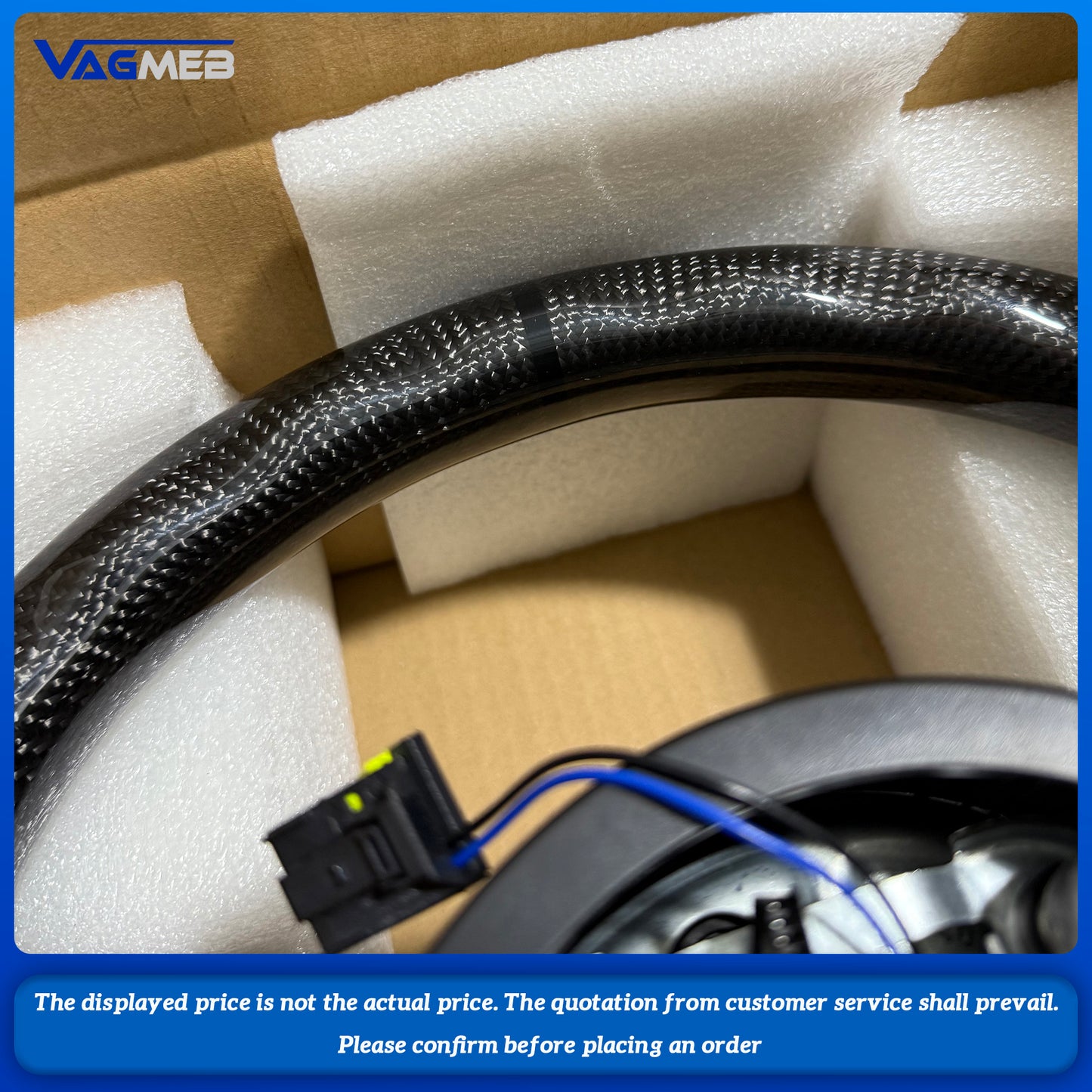 Carbon Fiber Steering Wheel For BMW M2 F87 M3 328M M5 F10 F12 M6 F06 F07 F30 F31 F01 F02 F20 F21 F22 F23 F32 F33 1 3 5 7 Series