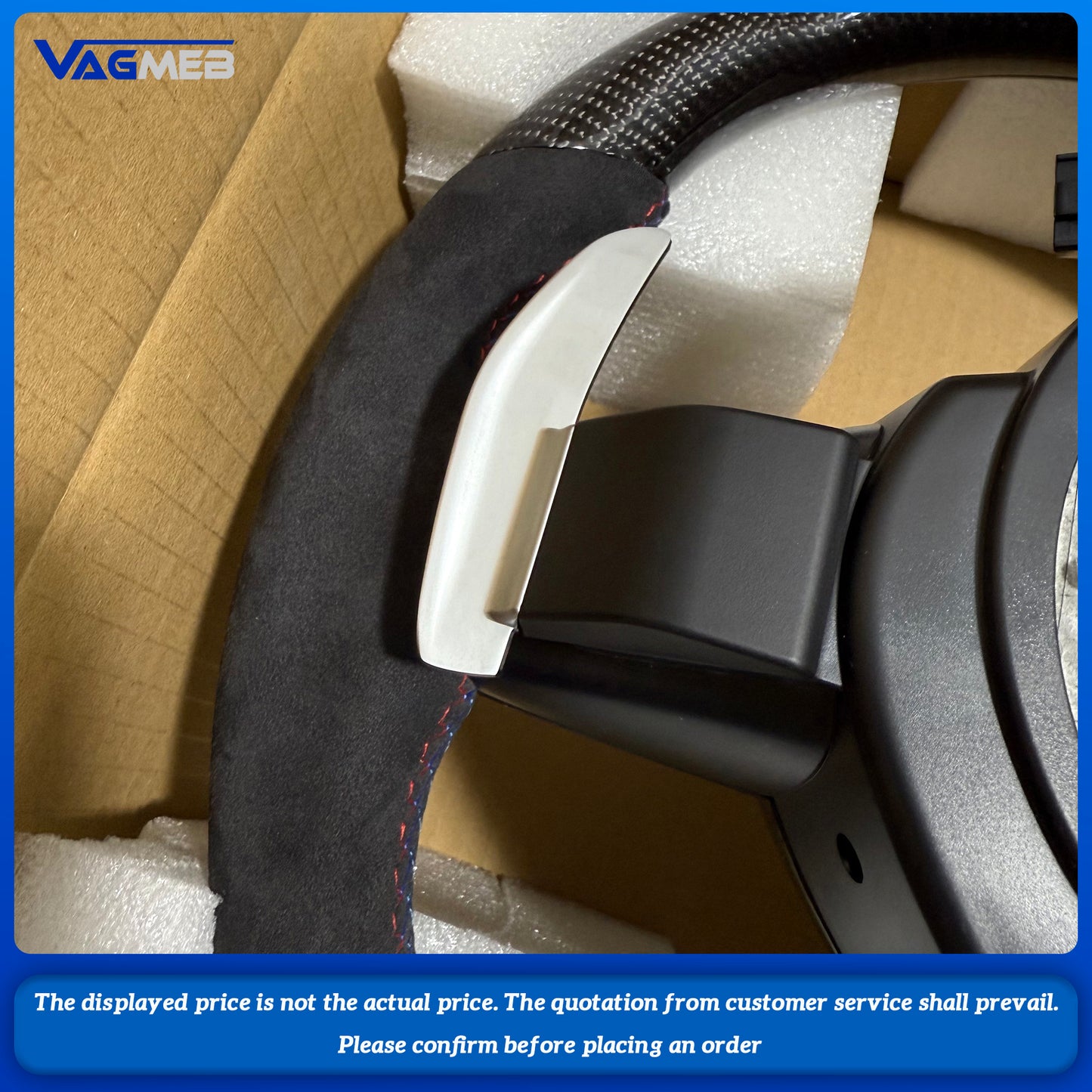 Carbon Fiber Steering Wheel For BMW M2 F87 M3 328M M5 F10 F12 M6 F06 F07 F30 F31 F01 F02 F20 F21 F22 F23 F32 F33 1 3 5 7 Series