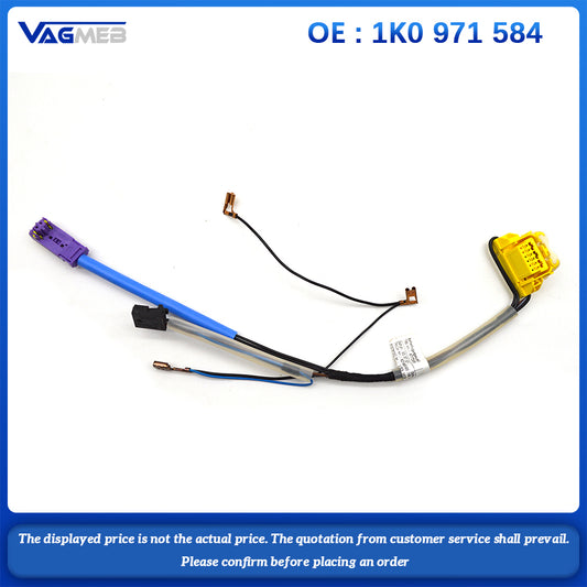 1K0 971 584 Steering Wheel Multifunctional Wiring Harness Cable Plug For VW Touran 5T Passat B8 Jetta MK6 Golf Variant