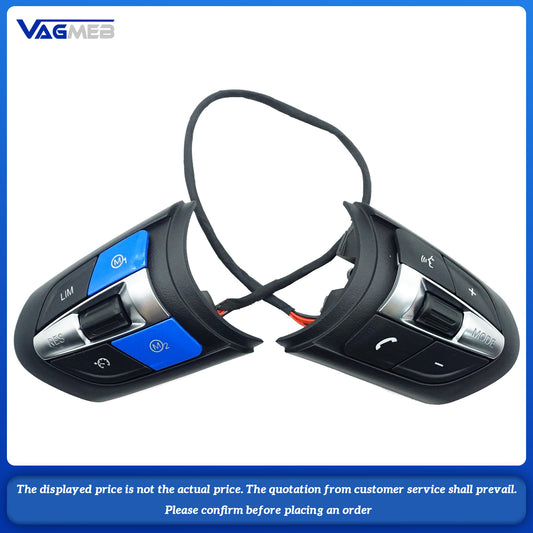 For BMW M sport F model steering wheel button with m1 m2 button blue