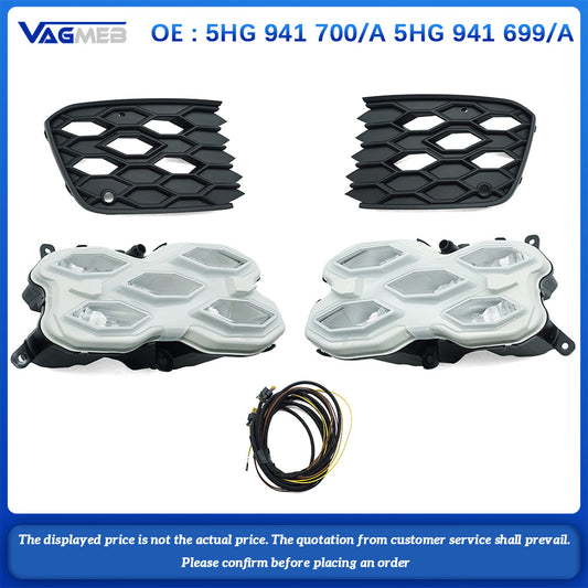 OEM Fog Light Fog Lamp Lighting for VW Golf 8 MK8 GTI Rline 5HG 941 700 5HG 941 699 5HG 853 665A 666A