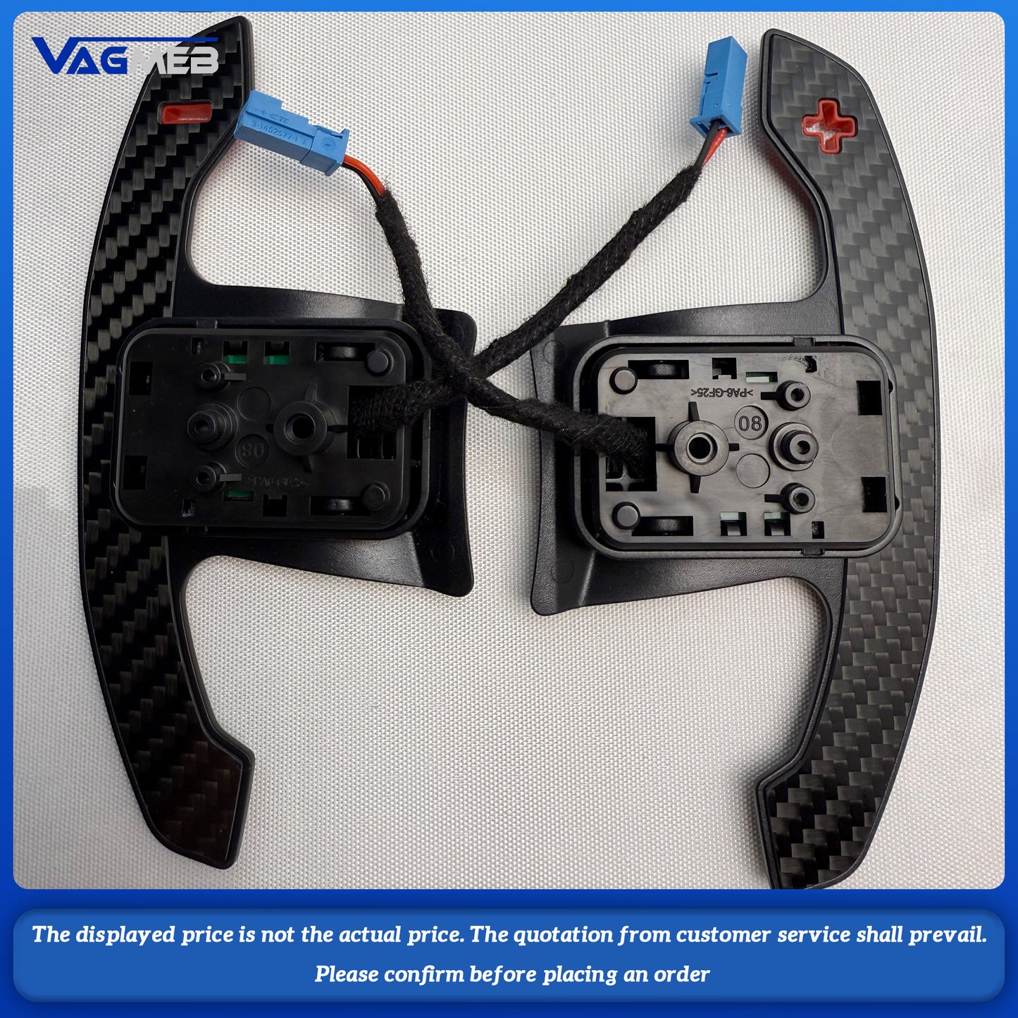 Shift Paddles for BMW F10 F20 F30 E70 E90 F32 G F Series Universal Steering Wheel Accessories Carbon Fiber Texture Auto Parts