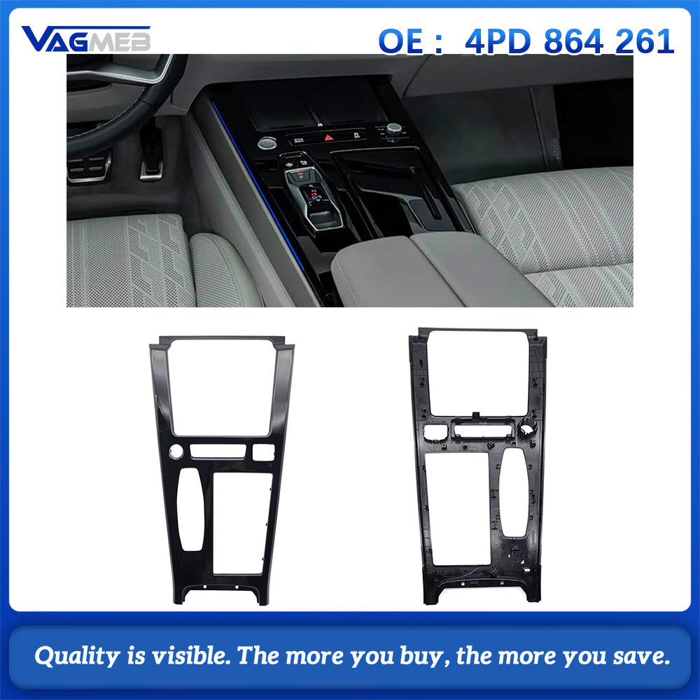 4PD 864 261 Interior Center Console Gear Shift Panel Trim Cover For Audi A6C8 Car Accessories