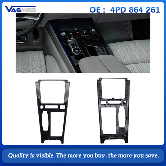 4PD 864 261 Interior Center Console Gear Shift Panel Trim Cover For Audi A6C8 Car Accessories