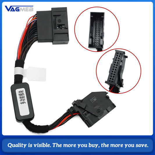 For VW Golf 8.5 MK8.5 Multifunction Gateway Wiring Harness Adapter With Module Canbus Bridge Cable