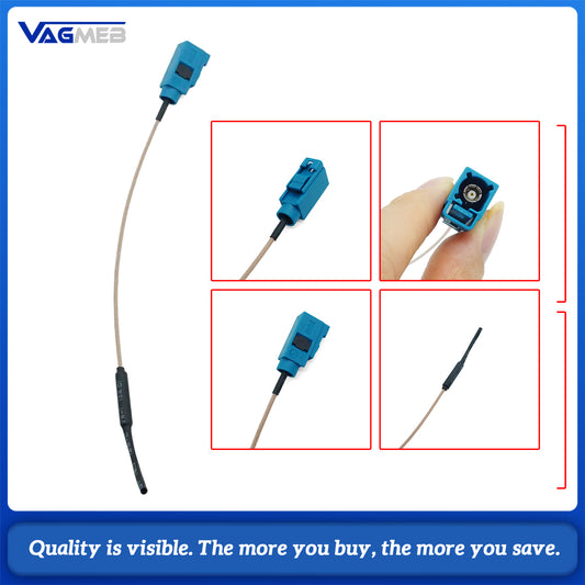 Car WIFI Bluetooth Antenna Aerial Adapter Interface Accessory Auto Wire Harness Antenna Connector Cables for BMW  Main Unit