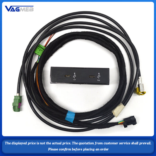 New High Quality Car Dual Type-C Switch Harness 83A 035 736 83A035736 83A035736A 83A 035 736 A For Audi Q3