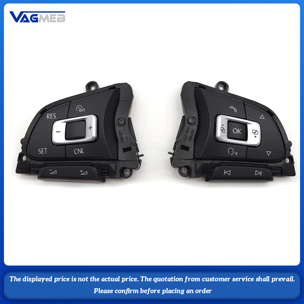 For VW Golf 7 MK7 GTI multifunctional steering wheel button cover shell  decorative cover