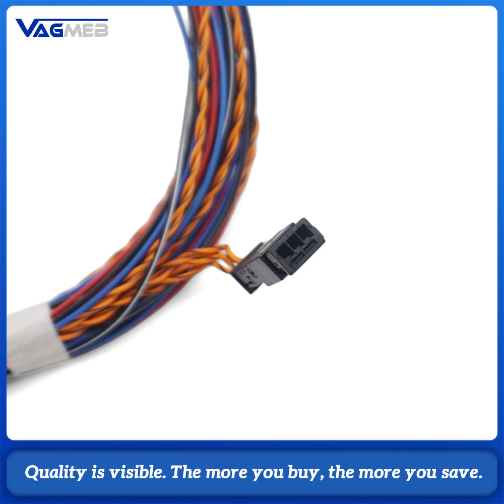 Xenon Headlight Auto Leveling Wiring Harness CPZ Retrofit Loom, Fit for VW Passat B6 3C Halogen To Xenon Upgrade, Headlamp Range Adjustment Cable