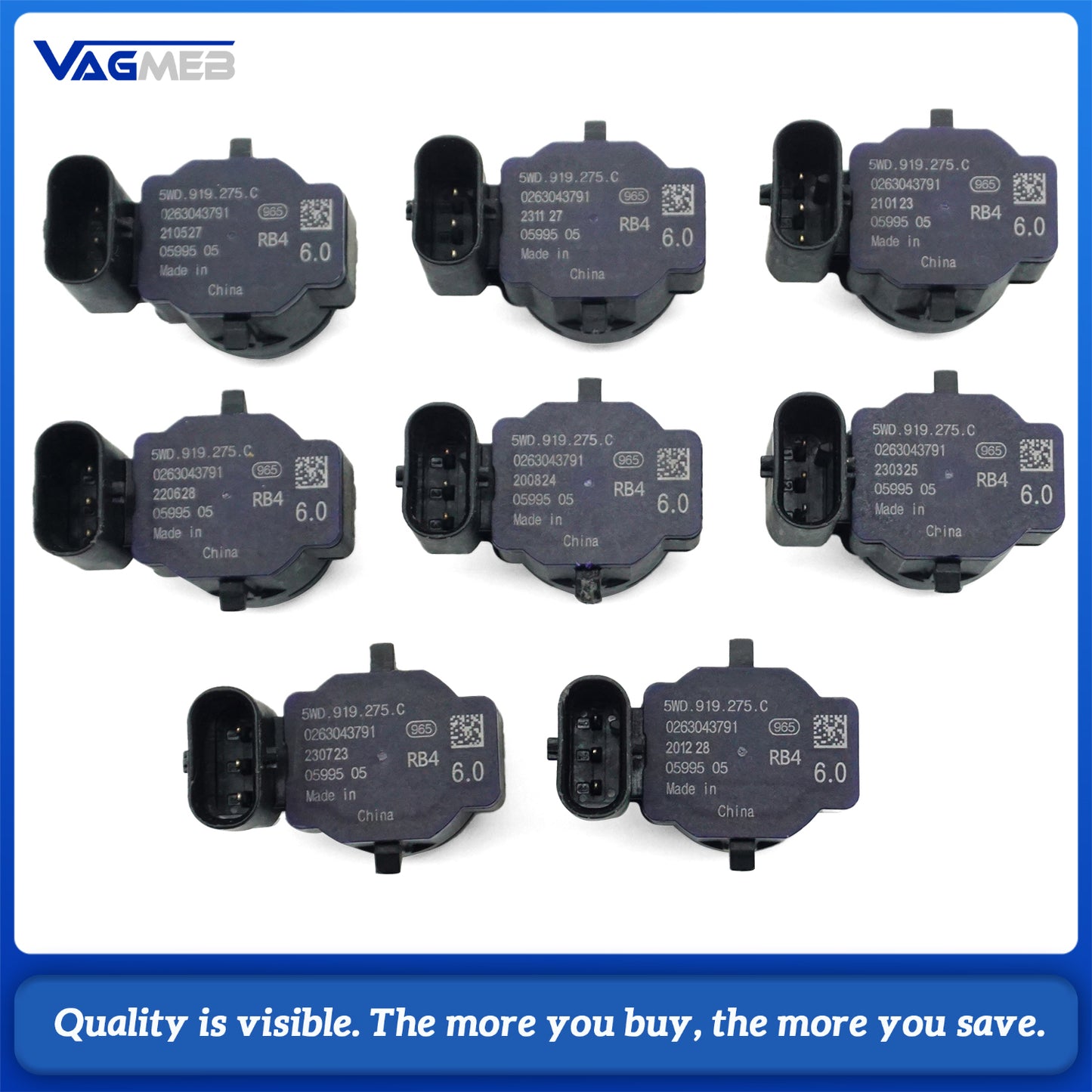 For Audi A3 8Y 2020--upgrade front Parking assistance radar/set OPS 0K to 12K