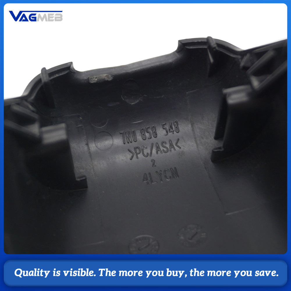 Interior Rear View Mirror Cover Black for VW Passat