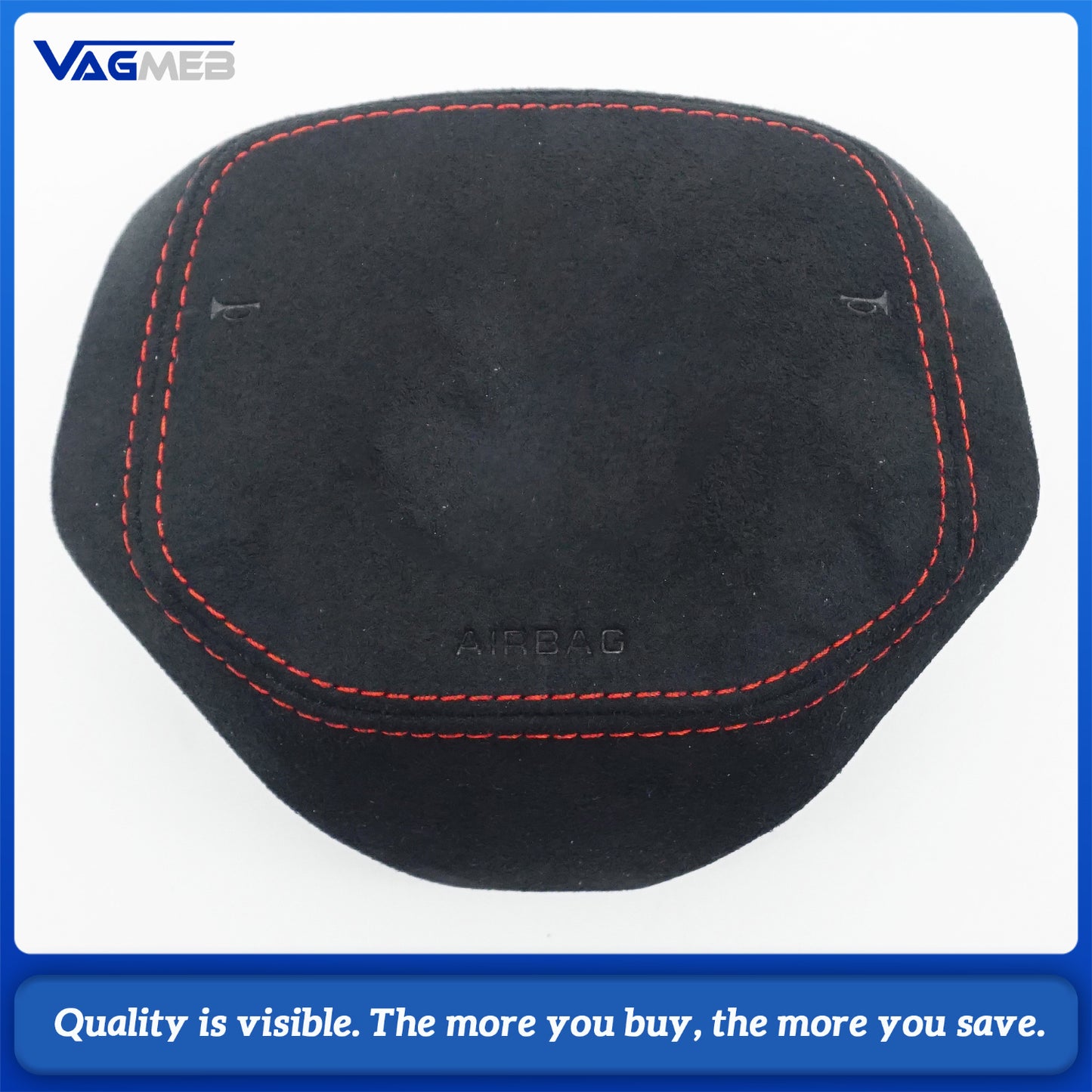 LED Car Steering Wheel Carbon Fiber Custom Leather For VW GOIF MK8 Golf GTi7 GTS Tiguan L Passat Car Accessories