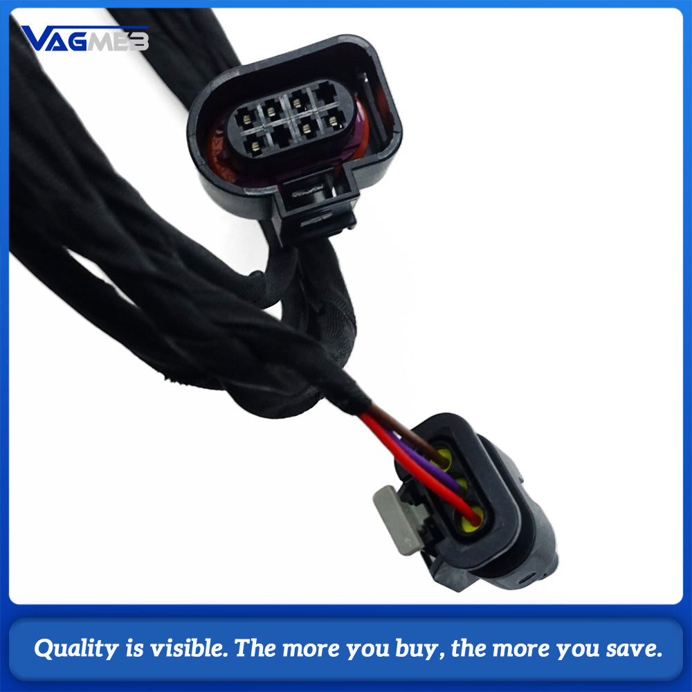 For VW Tiguan MK2 AD1 8K PDC OPS Parking Sensor Wiring Harness Cable Loom Upgrade Kit Front Rear Bumper Wire For VW Park Pilot Retrofit