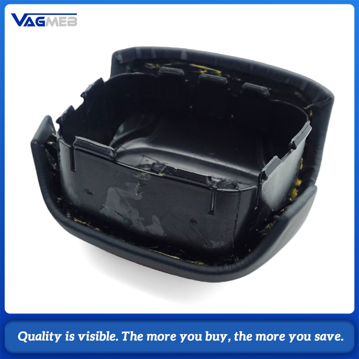 For Audi Q3 F3 Full leather perforated flat bottomed steering wheel With heating function